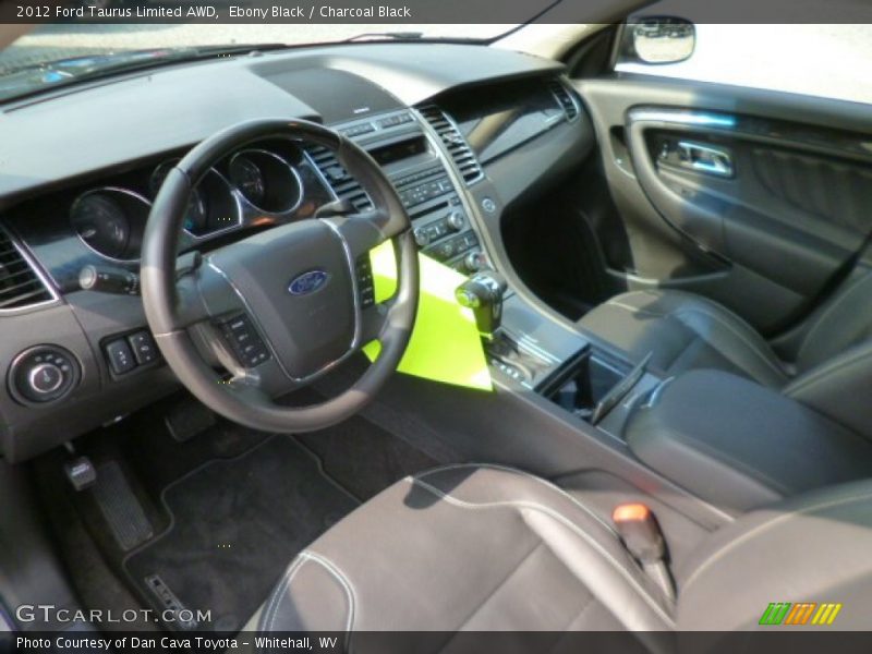 Ebony Black / Charcoal Black 2012 Ford Taurus Limited AWD