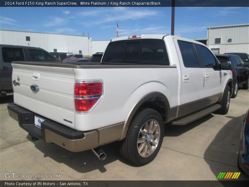 White Platinum / King Ranch Chaparral/Black 2014 Ford F150 King Ranch SuperCrew