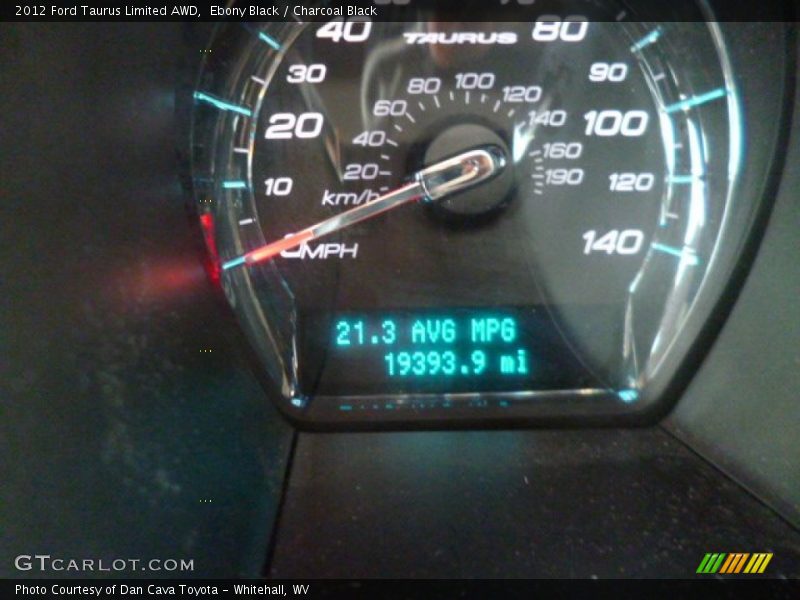 Ebony Black / Charcoal Black 2012 Ford Taurus Limited AWD