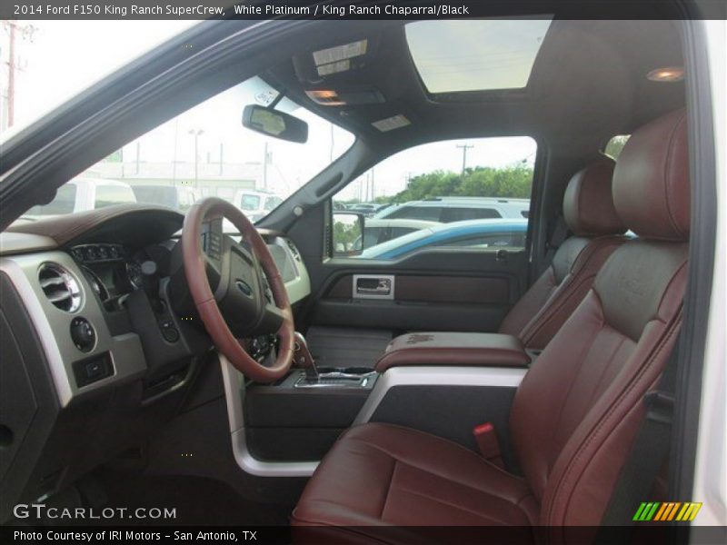 White Platinum / King Ranch Chaparral/Black 2014 Ford F150 King Ranch SuperCrew