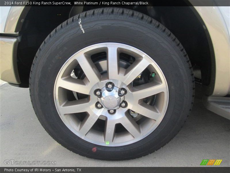 White Platinum / King Ranch Chaparral/Black 2014 Ford F150 King Ranch SuperCrew
