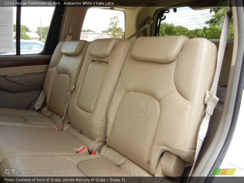 Avalanche White / Cafe Latte 2010 Nissan Pathfinder LE 4x4