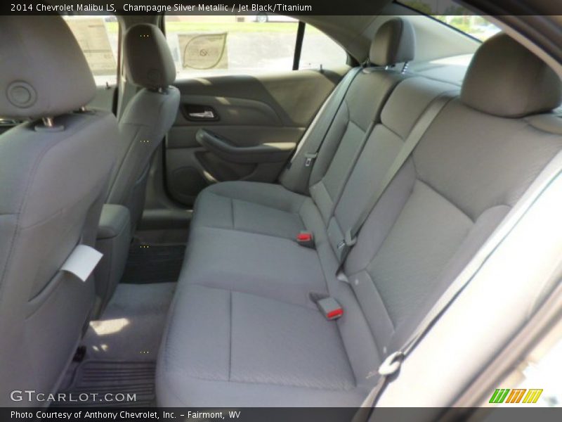 Champagne Silver Metallic / Jet Black/Titanium 2014 Chevrolet Malibu LS