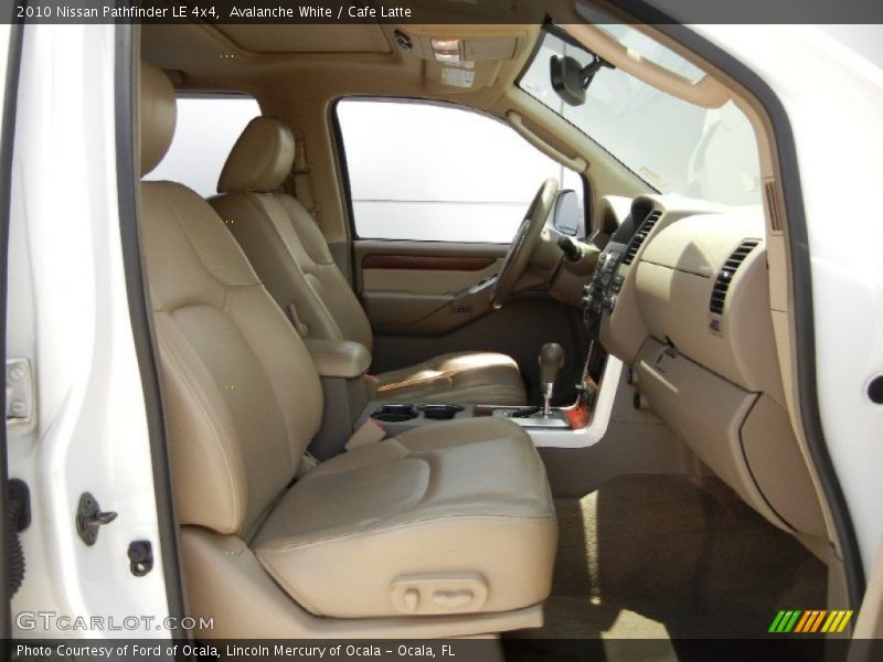Avalanche White / Cafe Latte 2010 Nissan Pathfinder LE 4x4