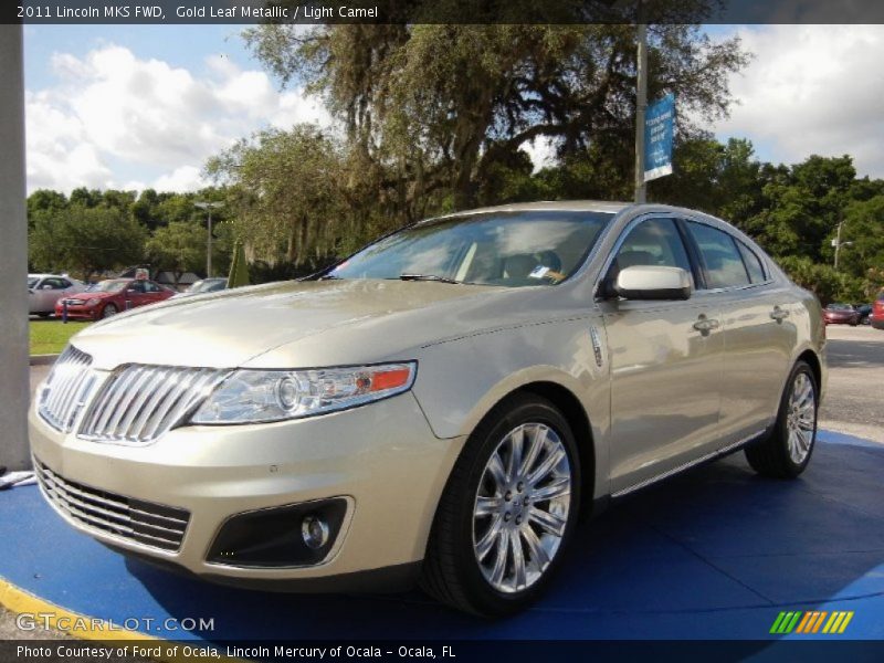 Gold Leaf Metallic / Light Camel 2011 Lincoln MKS FWD