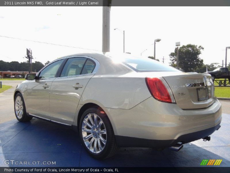 Gold Leaf Metallic / Light Camel 2011 Lincoln MKS FWD