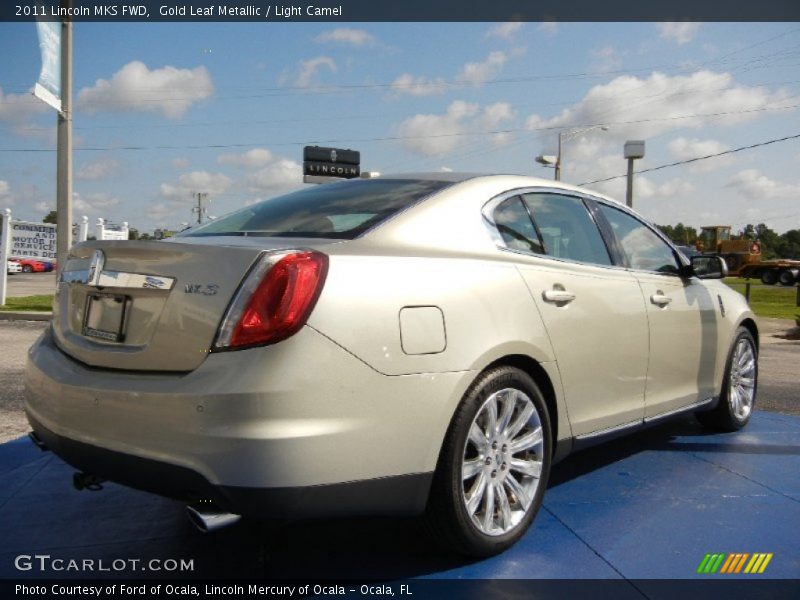 Gold Leaf Metallic / Light Camel 2011 Lincoln MKS FWD