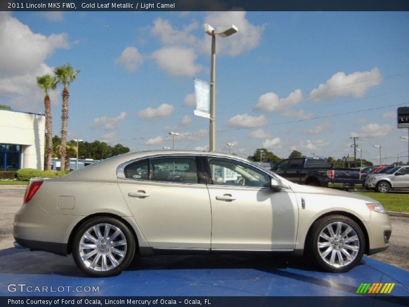 Gold Leaf Metallic / Light Camel 2011 Lincoln MKS FWD