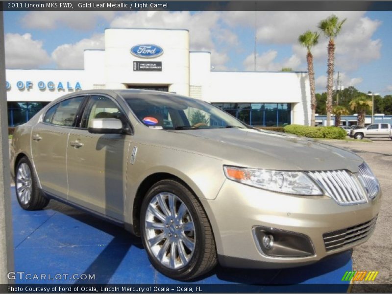 Gold Leaf Metallic / Light Camel 2011 Lincoln MKS FWD