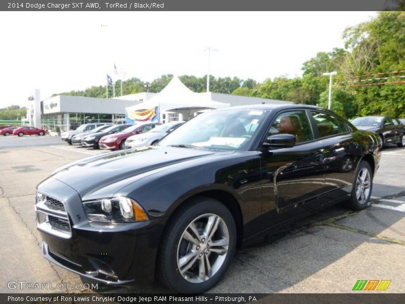 TorRed / Black/Red 2014 Dodge Charger SXT AWD