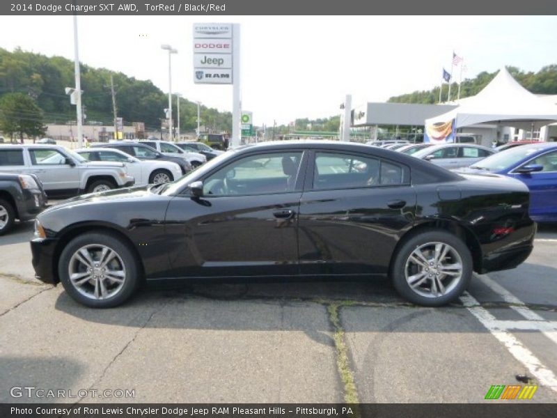 TorRed / Black/Red 2014 Dodge Charger SXT AWD