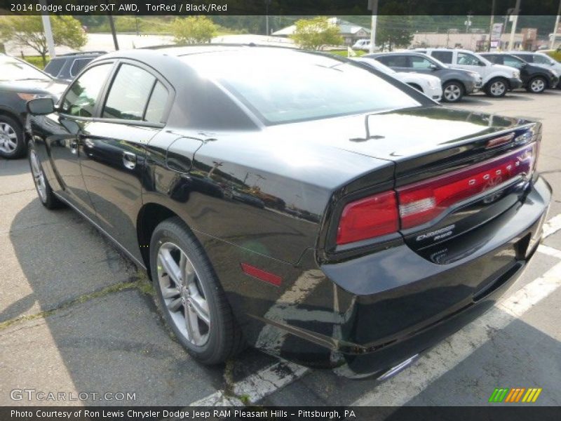 TorRed / Black/Red 2014 Dodge Charger SXT AWD