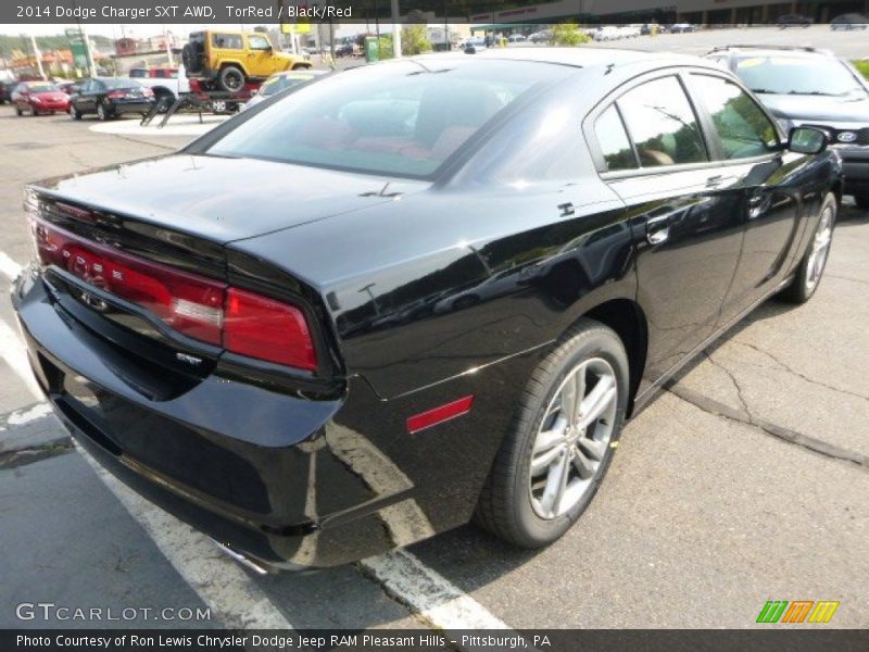 TorRed / Black/Red 2014 Dodge Charger SXT AWD