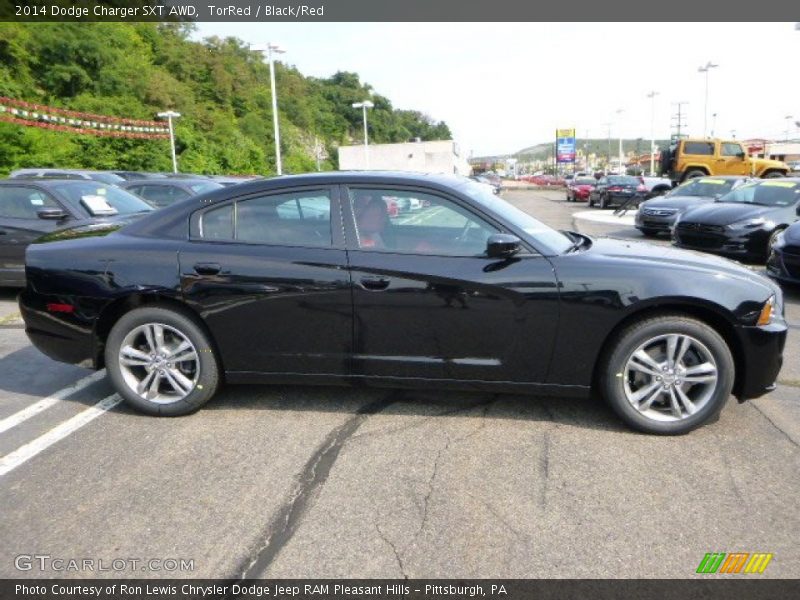 TorRed / Black/Red 2014 Dodge Charger SXT AWD