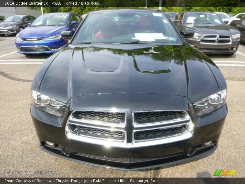 TorRed / Black/Red 2014 Dodge Charger SXT AWD