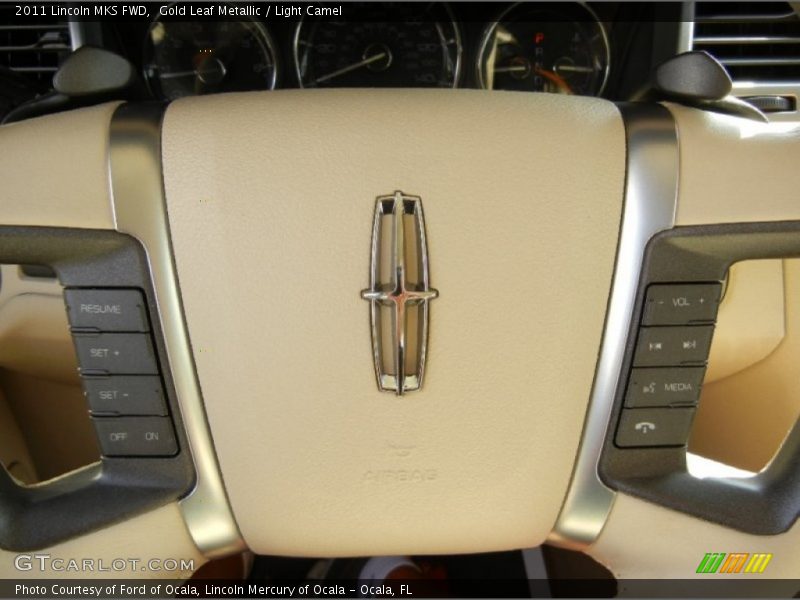 Gold Leaf Metallic / Light Camel 2011 Lincoln MKS FWD