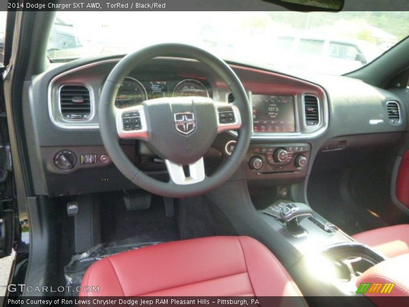TorRed / Black/Red 2014 Dodge Charger SXT AWD