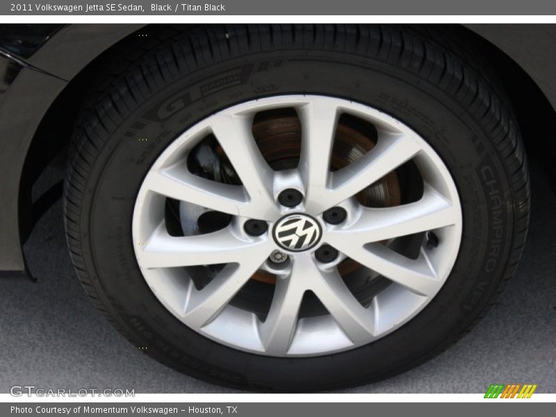 Black / Titan Black 2011 Volkswagen Jetta SE Sedan