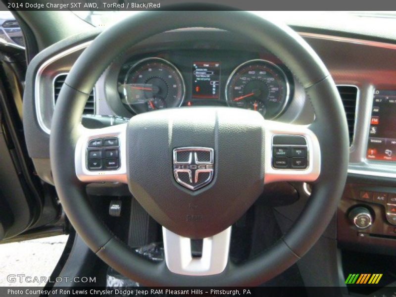 TorRed / Black/Red 2014 Dodge Charger SXT AWD