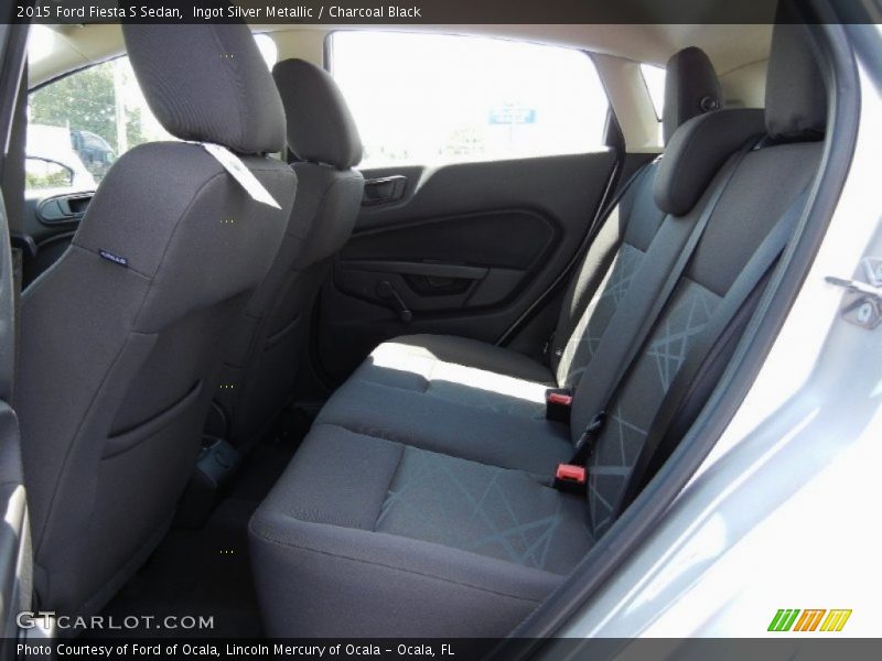 Rear Seat of 2015 Fiesta S Sedan