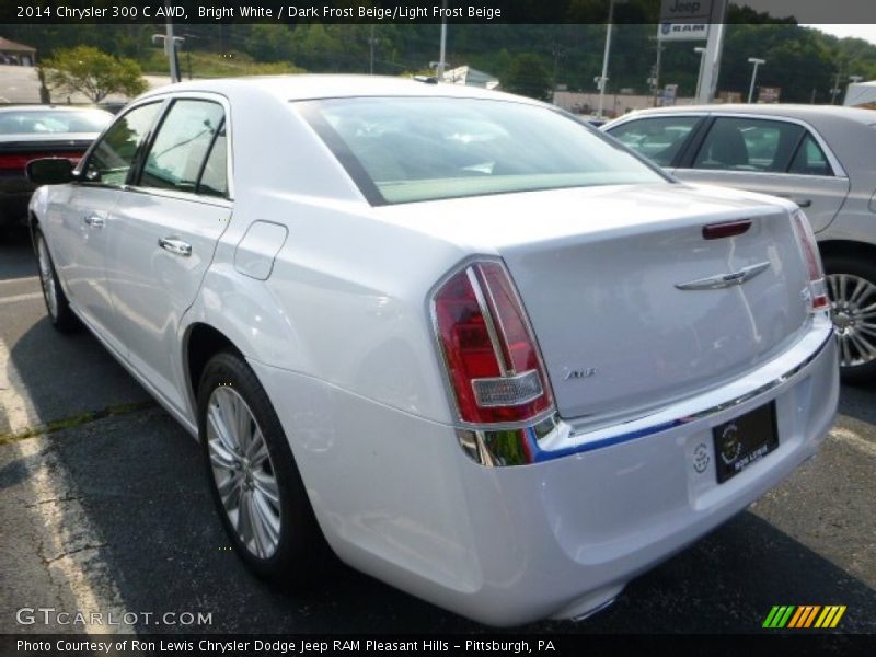 Bright White / Dark Frost Beige/Light Frost Beige 2014 Chrysler 300 C AWD