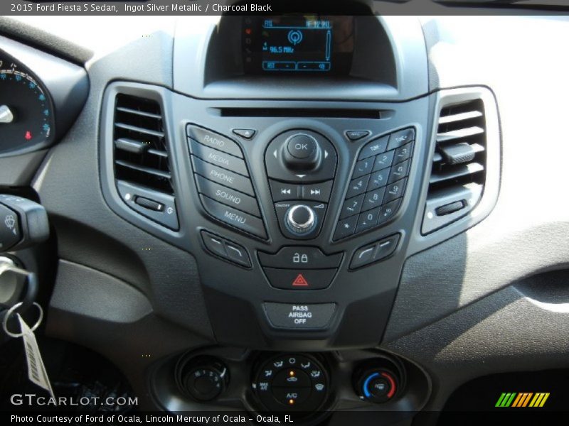Controls of 2015 Fiesta S Sedan