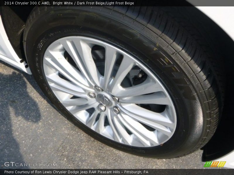 Bright White / Dark Frost Beige/Light Frost Beige 2014 Chrysler 300 C AWD