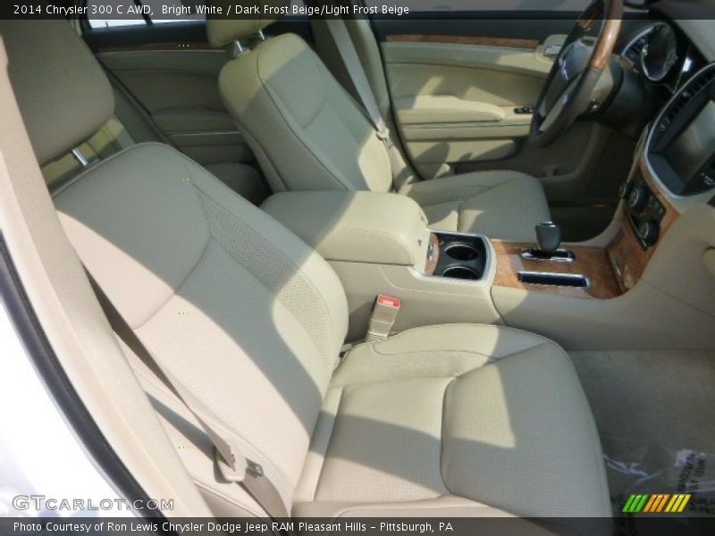 Bright White / Dark Frost Beige/Light Frost Beige 2014 Chrysler 300 C AWD