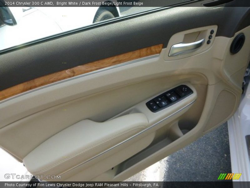 Bright White / Dark Frost Beige/Light Frost Beige 2014 Chrysler 300 C AWD