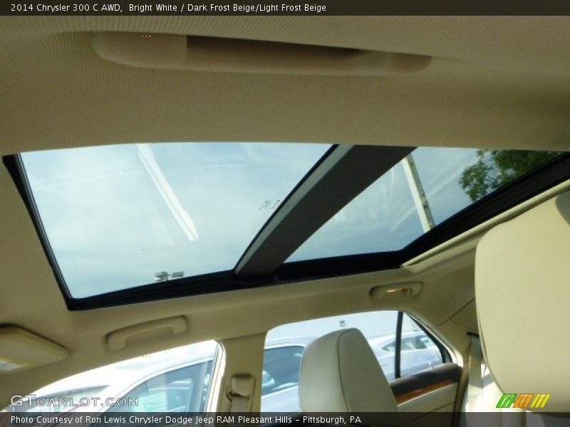 Bright White / Dark Frost Beige/Light Frost Beige 2014 Chrysler 300 C AWD