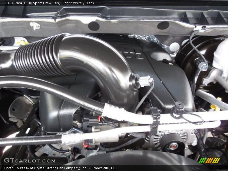 Bright White / Black 2013 Ram 1500 Sport Crew Cab