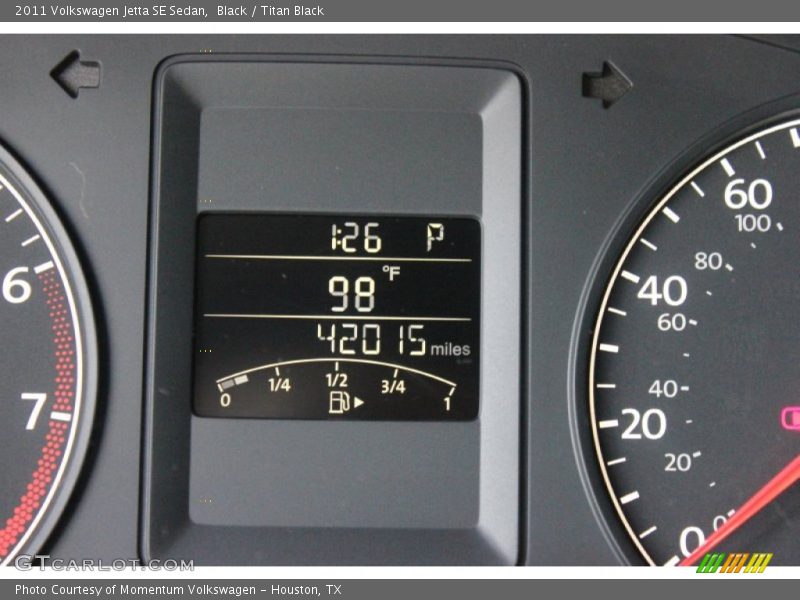 Black / Titan Black 2011 Volkswagen Jetta SE Sedan