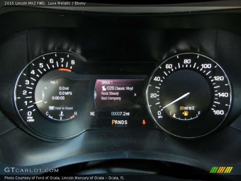  2015 MKZ FWD FWD Gauges