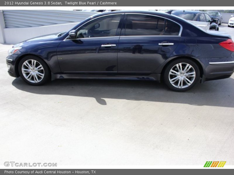 Twilight Blue Pearl / Cashmere 2012 Hyundai Genesis 3.8 Sedan