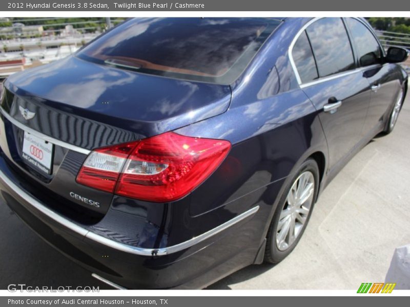 Twilight Blue Pearl / Cashmere 2012 Hyundai Genesis 3.8 Sedan