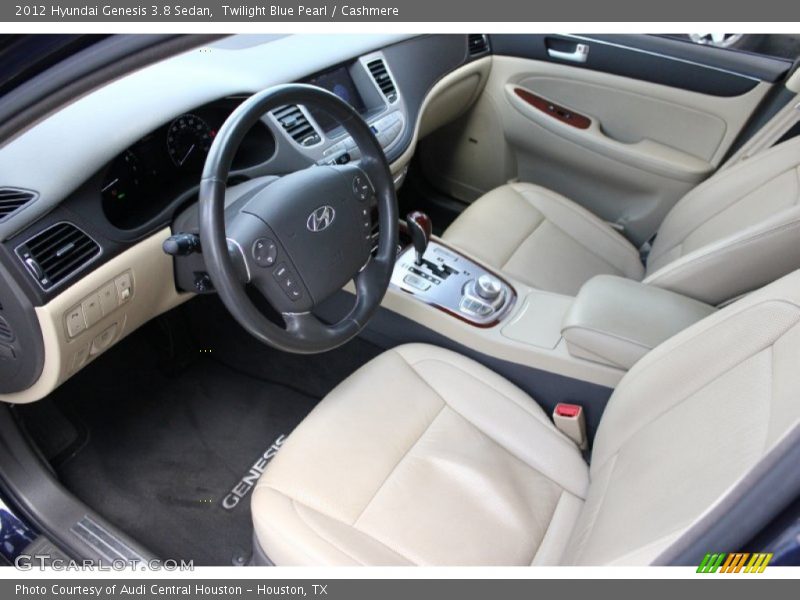 Twilight Blue Pearl / Cashmere 2012 Hyundai Genesis 3.8 Sedan