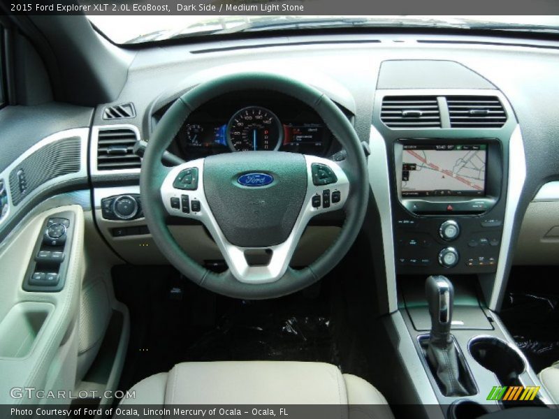 Dark Side / Medium Light Stone 2015 Ford Explorer XLT 2.0L EcoBoost
