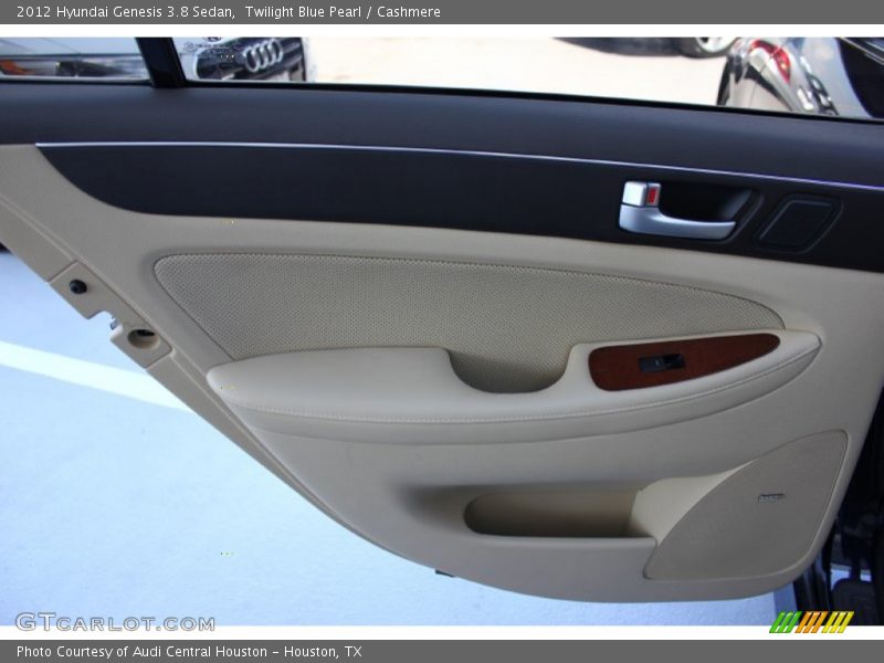 Twilight Blue Pearl / Cashmere 2012 Hyundai Genesis 3.8 Sedan