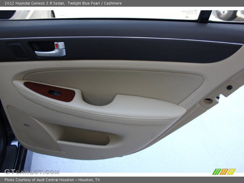 Twilight Blue Pearl / Cashmere 2012 Hyundai Genesis 3.8 Sedan
