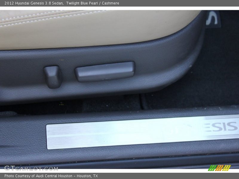 Twilight Blue Pearl / Cashmere 2012 Hyundai Genesis 3.8 Sedan