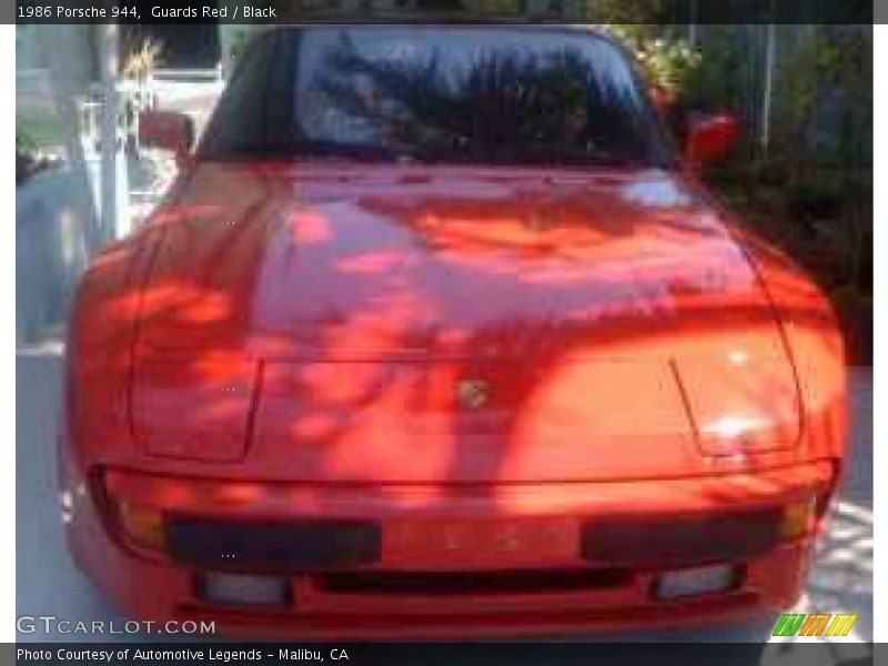 Guards Red / Black 1986 Porsche 944