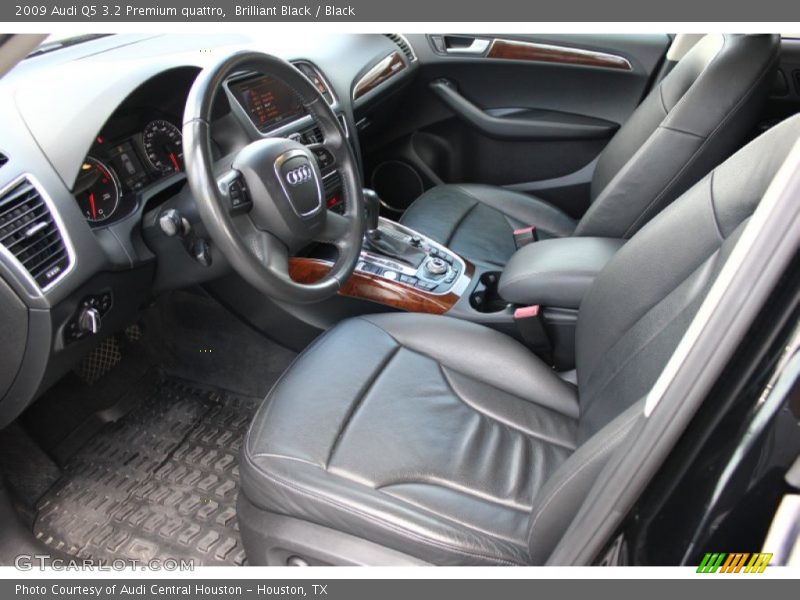 Brilliant Black / Black 2009 Audi Q5 3.2 Premium quattro