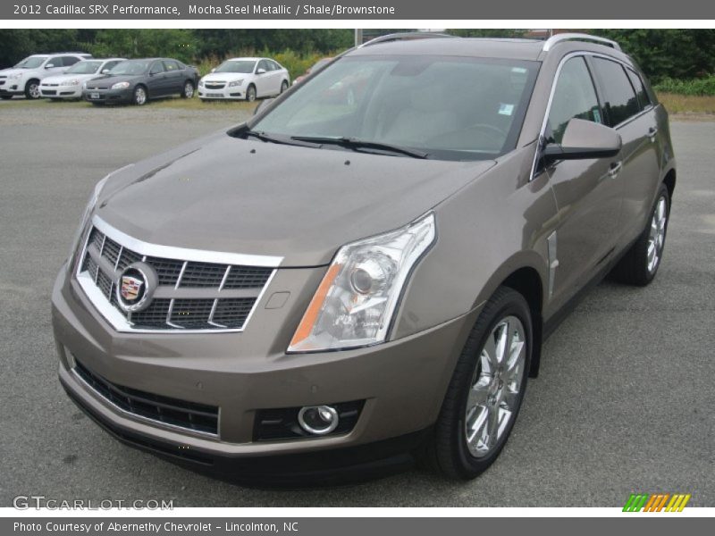 Mocha Steel Metallic / Shale/Brownstone 2012 Cadillac SRX Performance