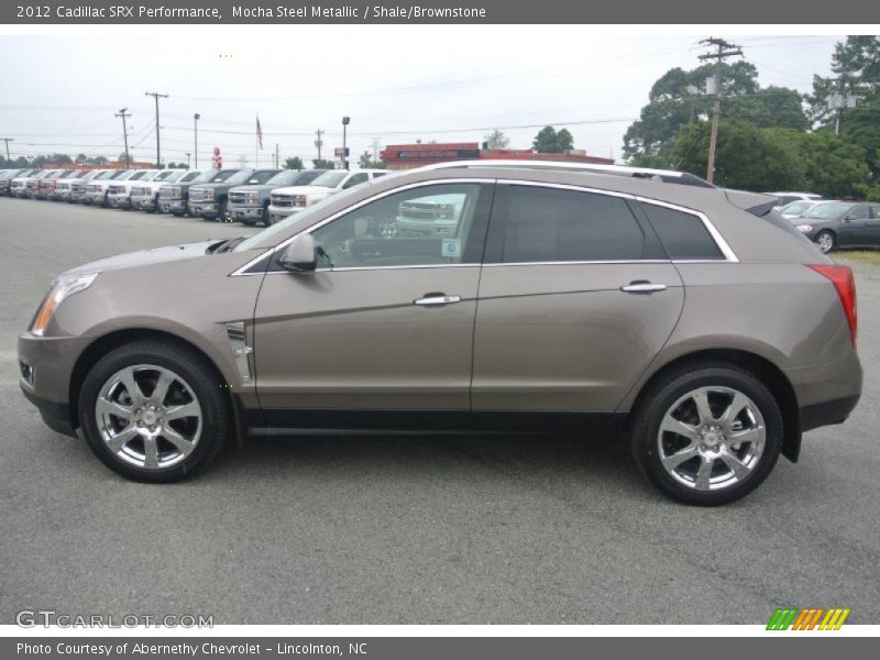 Mocha Steel Metallic / Shale/Brownstone 2012 Cadillac SRX Performance