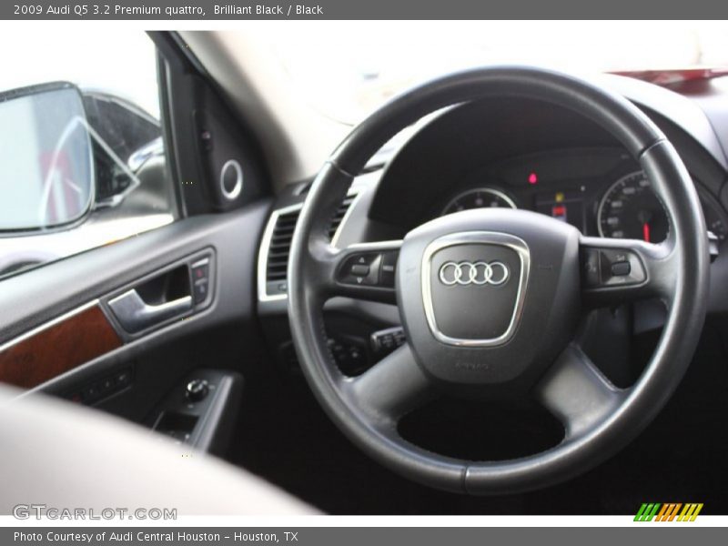 Brilliant Black / Black 2009 Audi Q5 3.2 Premium quattro