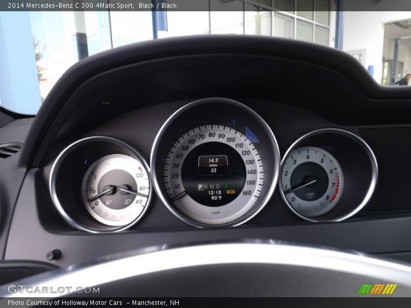 Black / Black 2014 Mercedes-Benz C 300 4Matic Sport