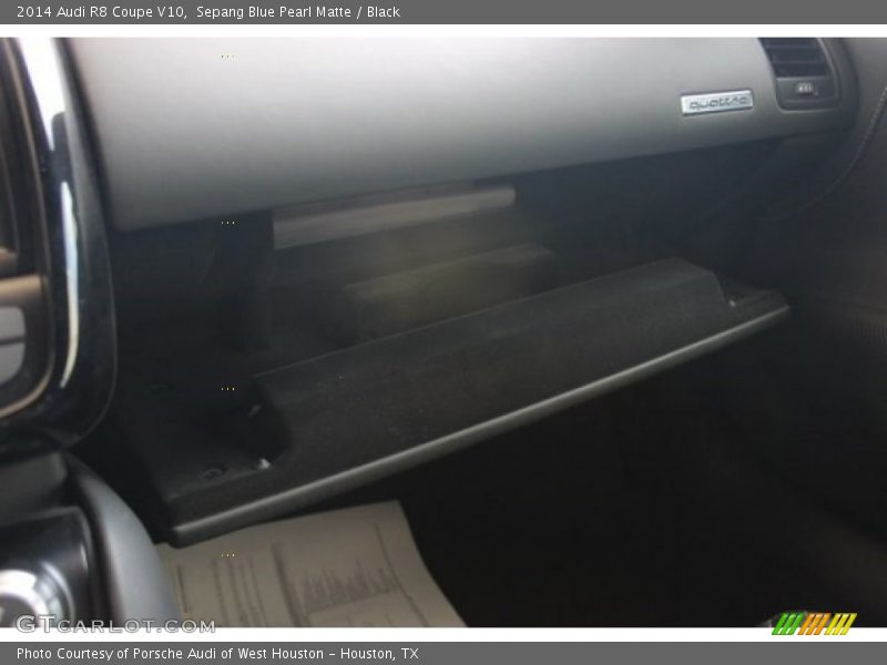 Sepang Blue Pearl Matte / Black 2014 Audi R8 Coupe V10