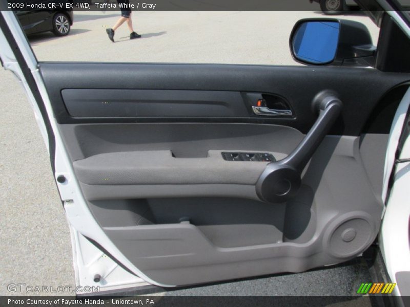 Taffeta White / Gray 2009 Honda CR-V EX 4WD