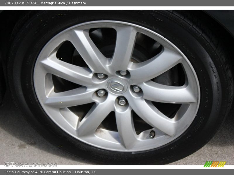 Verdigris Mica / Cashmere 2007 Lexus LS 460