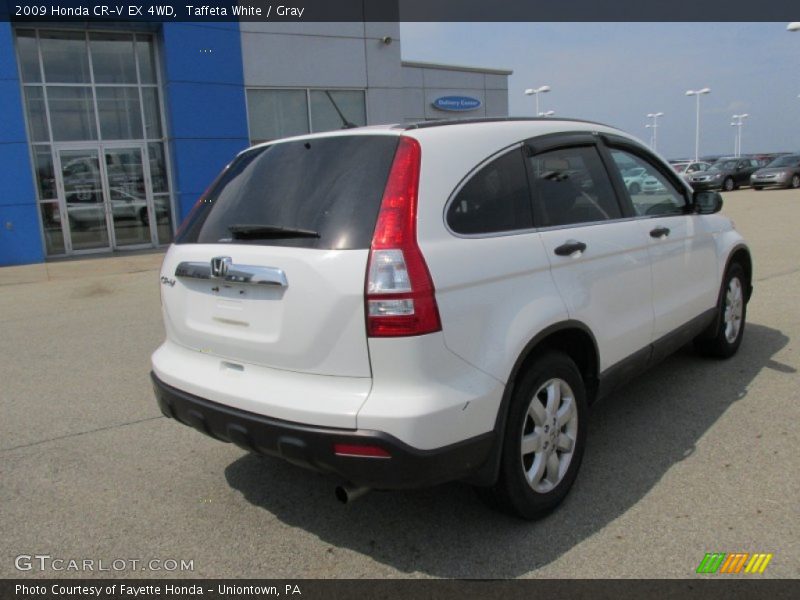 Taffeta White / Gray 2009 Honda CR-V EX 4WD